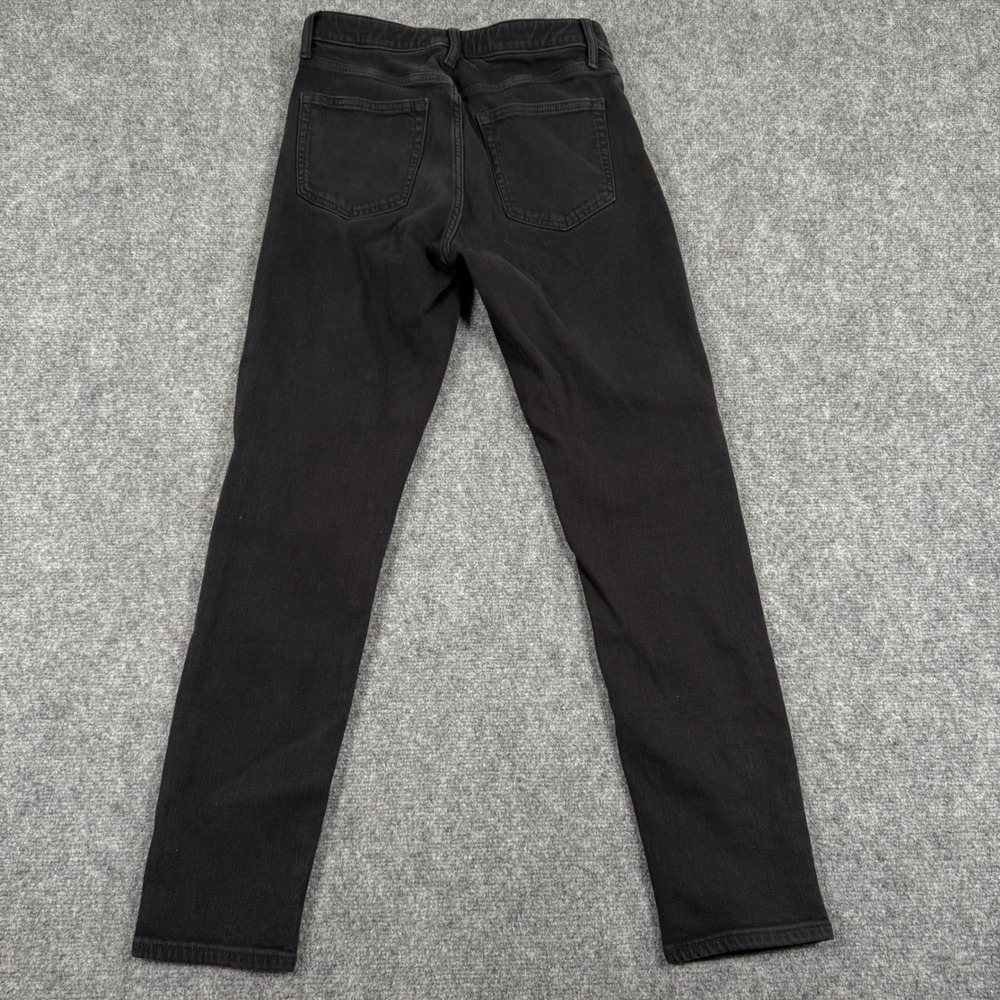 UNIQLO Jeans 27 x 30 Black Wash Slim Fit Straight Leg Pants Waist Stretch Men's - Picture 8 of 12